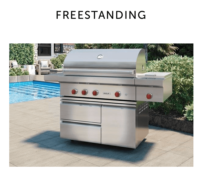 Wolf Outdoor Gas Grill Freestanding