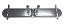 Stainless Steel Large Twin Universal Bar Burner w/ Venturis - 22" x 3-1/2" | 03010