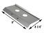 USA-Made Holland Heat Shield, Stainless Steel | 9" x 4-1/4" | 4655SHLD | OEM #: HGP111060 | with Dimensions