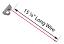 Ducane (or Universal) Ignitor Electrode Assembly | 15-1/4" Long Wire | IG9 | with Dimensions