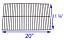 Cooking Grid, Porcelain-Coated Steel | 11-3/8" x 20" | 54101 | with Dimensions