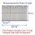 USA-Made Cooking Grid, Stainless Steel | 19-1/4 x 10-3/8" (Multiple Required) | CG96SS 591S3 | Dimensions of Three (3) Grids