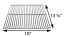 MHP Briquette Grate, Stainless Steel | 13-3/4" x 18" | HHGRATESS | with Dimensions
