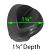 Charbroil Control Knob | 1-3/4" Depth | 07309 | Depth Measurement