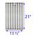 USA-Made Lynx Cooking Grid, Stainless Steel | 21" x 13-1/2" | CG94SS | Dimensions