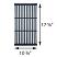 Cooking Grid, Cast-Iron | 17-5/8" x 10-3/8" (Multiple Required) | CG67PCI, 67233, 69762, 69763 | with Dimensions