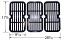 54193 Stamped Porcelain Steel Cooking Grid Set - 17-5/8" x 28-5/16" with Dimensions