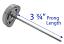 Charbroil Semi-Circular Heat Indicator, Stainless Steel | 00472 | Back Side