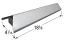 Altima / Grill King Heat Shield, Stainless Steel | 18-3/4" x 4-1/16" | 93641 ALTHP1 | Dimensions