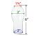 Glass Chimney for Upright Gas Light Burner | CHM | with Dimensions