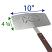 Fish Spatula for Grilling, Stainless Steel | 18-1/2" Long | FS1 | PlatevDimensions