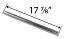 MHP Stay-Cool Stainless Steel Handle Only | 17-7/8" Long | GGSH | with Dimensions