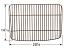Uniflame Cooking Grid, Porcelain-Coated | 14-7/16" x 20-5/8" | 59291 | with Dimensions