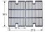 Cast Iron Cooking Grid Set - 16-1/2" x 21-3/8" with Dimensions