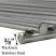 USA-Made Alfresco Cooking Grid, Stainless Steel | 16-13/16" x 10-3/8" | Rod Thickness