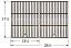 66342 Cast Iron Cooking Grid Set - 17-1/4" x 26-1/2" with Dimensions