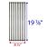 USA-Made Cooking Grid, Stainless Steel | 19-7/8" x 8-1/2" (Multiple Required) | CG93SS 5S521 | with Dimensions