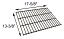 BG3 Charmglow Briquette Grate, Carbon Steel - 13-3/8" x 17-5/8" with Dimensions