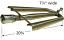 17211 Dacor "U" Burner, Stainless Steel | 20-3/4" x 7-1/4" with Dimensions
