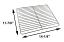 CG13 Cooking Grid, Nickel/Chrome-Plated - 14-1/4" x 11-7/8" (2 Required) with Dimensions