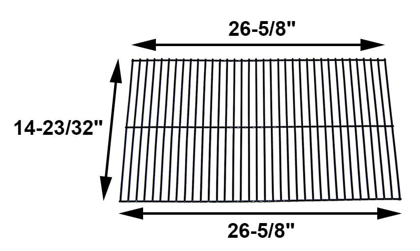 Cooking Grid Porcelain Coated Steel 14 23 32