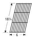 Cooking Grid, Porcelain-Coated - 18-3/4" x 6" (Multiple Required) Cooking Grid, Porcelain-Coated - 18-3/4" x 6" (Multiple Required)