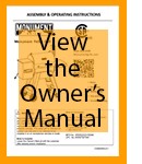 View Owner's Manual for Monument Pellet Grill 52101